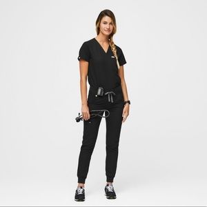 Figs Scrub Set Black